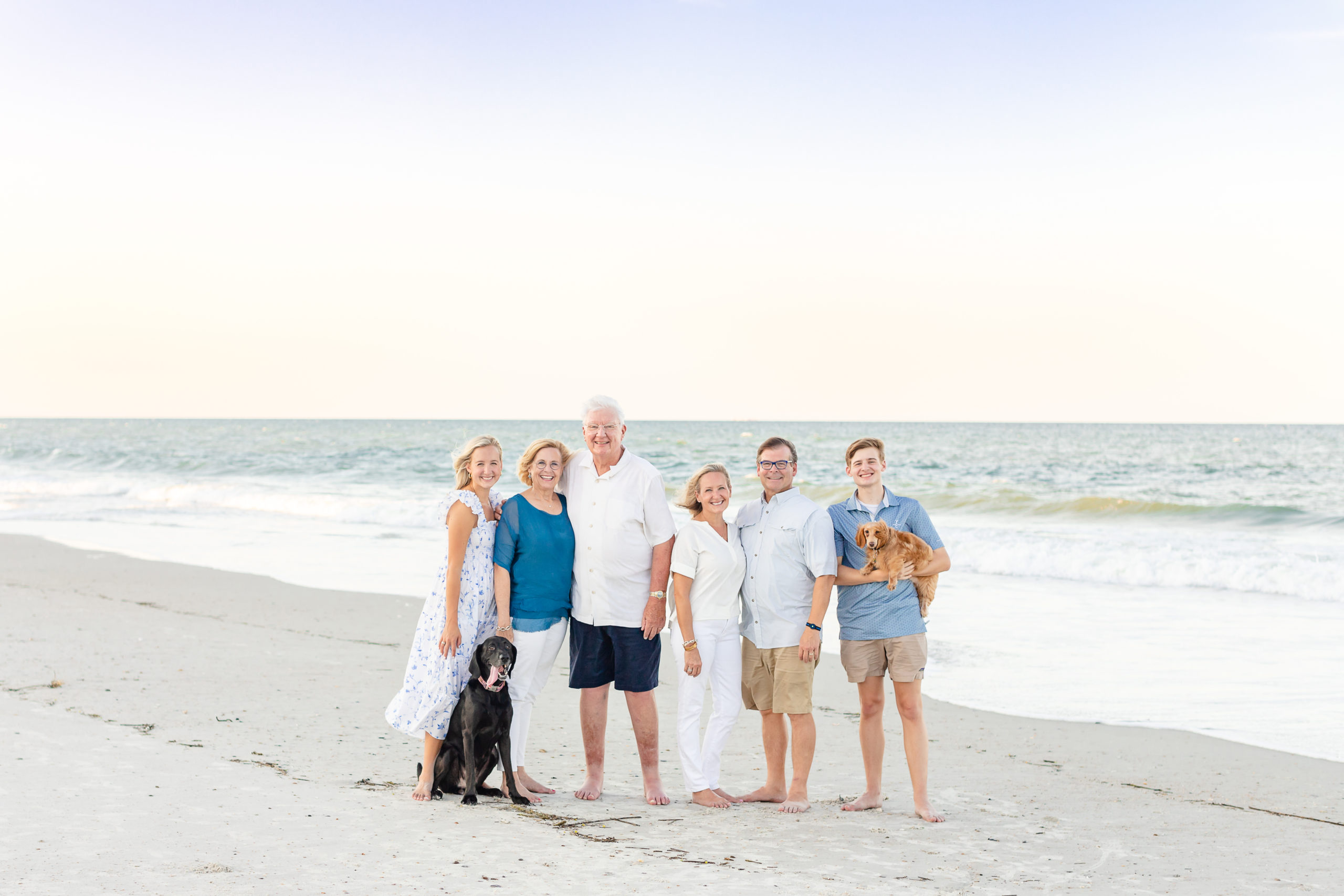 Extended family session in Jacksonville Beach